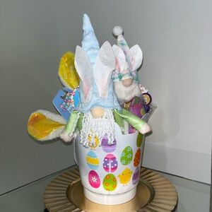 Easter Bunny Gnome Plush Set - Multicolor